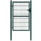 Cancello da Giardino 2D (Singolo) Verde 106 x 210 cm Cancello da Giardino 2D (Singolo) Verde 106 x 210 cm