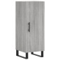 vidaXL Credenza Grigio Sonoma 34,5x34x180 cm in Legno Multistrato vidaXL Credenza Grigio Sonoma 34,5x34x180 cm in Legno Multistrato