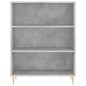 vidaXL Credenza Grigio Cemento 69,5x34x180 cm in Legno Multistrato vidaXL Credenza Grigio Cemento 69,5x34x180 cm in Legno Multistrato