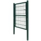 Cancello da Giardino 2D (Singolo) Verde 106 x 210 cm Cancello da Giardino 2D (Singolo) Verde 106 x 210 cm
