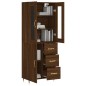 vidaXL Credenza Rovere Marrone 69,5x34x180 cm in Legno Multistrato vidaXL Credenza Rovere Marrone 69,5x34x180 cm in Legno Multistrato