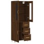 vidaXL Credenza Rovere Marrone 69,5x34x180 cm in Legno Multistrato vidaXL Credenza Rovere Marrone 69,5x34x180 cm in Legno Multistrato