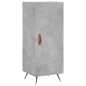 vidaXL Credenza Grigio Cemento 34,5x34x180 cm in Legno Multistrato vidaXL Credenza Grigio Cemento 34,5x34x180 cm in Legno Multistrato