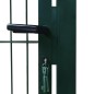 Cancello da Giardino 2D (Singolo) Verde 106 x 210 cm Cancello da Giardino 2D (Singolo) Verde 106 x 210 cm