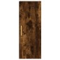 vidaXL Credenza Rovere Fumo 34,5x34x180 cm in Legno Multistrato vidaXL Credenza Rovere Fumo 34,5x34x180 cm in Legno Multistrato