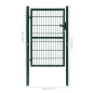 Cancello da Giardino 2D (Singolo) Verde 106 x 210 cm Cancello da Giardino 2D (Singolo) Verde 106 x 210 cm