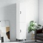 vidaXL Credenza Bianca 34,5x34x180 cm in Legno Multistrato vidaXL Credenza Bianca 34,5x34x180 cm in Legno Multistrato