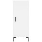 vidaXL Credenza Bianca 34,5x34x180 cm in Legno Multistrato vidaXL Credenza Bianca 34,5x34x180 cm in Legno Multistrato
