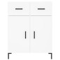 vidaXL Credenza Bianca 69,5x34x180 cm in Legno Multistrato vidaXL Credenza Bianca 69,5x34x180 cm in Legno Multistrato