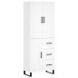 vidaXL Credenza Bianca 69,5x34x180 cm in Legno Multistrato vidaXL Credenza Bianca 69,5x34x180 cm in Legno Multistrato