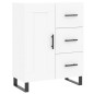 vidaXL Credenza Bianca 69,5x34x180 cm in Legno Multistrato vidaXL Credenza Bianca 69,5x34x180 cm in Legno Multistrato