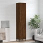 vidaXL Credenza Rovere Marrone 34,5x34x180 cm in Legno Multistrato vidaXL Credenza Rovere Marrone 34,5x34x180 cm in Legno Multistrato