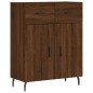 vidaXL Credenza Rovere Marrone 69,5x34x180 cm in Legno Multistrato vidaXL Credenza Rovere Marrone 69,5x34x180 cm in Legno Multistrato