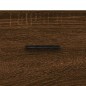 vidaXL Credenza Rovere Marrone 69,5x34x180 cm in Legno Multistrato vidaXL Credenza Rovere Marrone 69,5x34x180 cm in Legno Multistrato