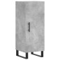 vidaXL Credenza Grigio Cemento 34,5x34x180 cm in Legno Multistrato vidaXL Credenza Grigio Cemento 34,5x34x180 cm in Legno Multistrato