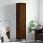 vidaXL Credenza Rovere Marrone 34,5x34x180 cm in Legno Multistrato vidaXL Credenza Rovere Marrone 34,5x34x180 cm in Legno Multistrato