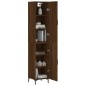 vidaXL Credenza Rovere Marrone 34,5x34x180 cm in Legno Multistrato vidaXL Credenza Rovere Marrone 34,5x34x180 cm in Legno Multistrato