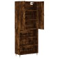 vidaXL Credenza Rovere Fumo 69,5x34x180 cm in Legno Multistrato vidaXL Credenza Rovere Fumo 69,5x34x180 cm in Legno Multistrato