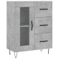 vidaXL Credenza Grigio Cemento 69,5x34x180 cm in Legno Multistrato vidaXL Credenza Grigio Cemento 69,5x34x180 cm in Legno Multistrato