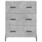 vidaXL Credenza Grigio Cemento 69,5x34x180 cm in Legno Multistrato vidaXL Credenza Grigio Cemento 69,5x34x180 cm in Legno Multistrato