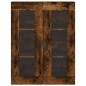 vidaXL Credenza Rovere Fumo 69,5x34x180 cm in Legno Multistrato vidaXL Credenza Rovere Fumo 69,5x34x180 cm in Legno Multistrato