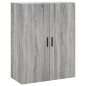 vidaXL Credenza Grigio Sonoma 69,5x34x180 cm in Legno Multistrato vidaXL Credenza Grigio Sonoma 69,5x34x180 cm in Legno Multistrato