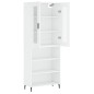 vidaXL Credenza Bianca 69,5x34x180 cm in Legno Multistrato vidaXL Credenza Bianca 69,5x34x180 cm in Legno Multistrato
