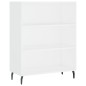 vidaXL Credenza Bianca 69,5x34x180 cm in Legno Multistrato vidaXL Credenza Bianca 69,5x34x180 cm in Legno Multistrato