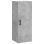 vidaXL Credenza Grigio Cemento 34,5x34x180 cm in Legno Multistrato vidaXL Credenza Grigio Cemento 34,5x34x180 cm in Legno Multistrato