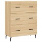 vidaXL Credenza Rovere Sonoma 69,5x34x180 cm in Legno Multistrato vidaXL Credenza Rovere Sonoma 69,5x34x180 cm in Legno Multistrato