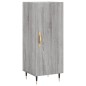 vidaXL Credenza Grigio Sonoma 34,5x34x180 cm in Legno Multistrato vidaXL Credenza Grigio Sonoma 34,5x34x180 cm in Legno Multistrato