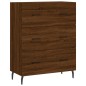 vidaXL Credenza Rovere Marrone 69,5x34x180 cm in Legno Multistrato vidaXL Credenza Rovere Marrone 69,5x34x180 cm in Legno Multistrato