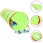 Tunnel da Gioco per Bambini 250 Palline Verde 175 cm Poliestere Tunnel da Gioco per Bambini 250 Palline Verde 175 cm Poliestere