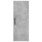 vidaXL Credenza Grigio Cemento 34,5x34x180 cm in Legno Multistrato vidaXL Credenza Grigio Cemento 34,5x34x180 cm in Legno Multistrato