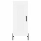 vidaXL Credenza Bianca 34,5x34x180 cm in Legno Multistrato vidaXL Credenza Bianca 34,5x34x180 cm in Legno Multistrato