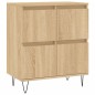 vidaXL Credenze 3 pz Rovere Sonoma in Legno Multistrato vidaXL Credenze 3 pz Rovere Sonoma in Legno Multistrato