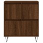 vidaXL Credenze 2 pz Rovere Marrone in Legno Multistrato vidaXL Credenze 2 pz Rovere Marrone in Legno Multistrato