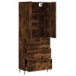 vidaXL Credenza Rovere Fumo 69,5x34x180 cm in Legno Multistrato vidaXL Credenza Rovere Fumo 69,5x34x180 cm in Legno Multistrato