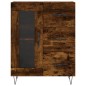 vidaXL Credenza Rovere Fumo 69,5x34x180 cm in Legno Multistrato vidaXL Credenza Rovere Fumo 69,5x34x180 cm in Legno Multistrato