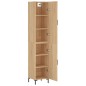 vidaXL Credenza Rovere Sonoma 34,5x34x180 cm in Legno Multistrato vidaXL Credenza Rovere Sonoma 34,5x34x180 cm in Legno Multistrato