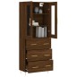 vidaXL Credenza Rovere Marrone 69,5x34x180 cm in Legno Multistrato vidaXL Credenza Rovere Marrone 69,5x34x180 cm in Legno Multistrato