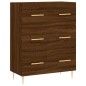 vidaXL Credenza Rovere Marrone 69,5x34x180 cm in Legno Multistrato vidaXL Credenza Rovere Marrone 69,5x34x180 cm in Legno Multistrato