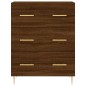 vidaXL Credenza Rovere Marrone 69,5x34x180 cm in Legno Multistrato vidaXL Credenza Rovere Marrone 69,5x34x180 cm in Legno Multistrato