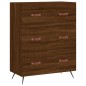 vidaXL Credenza Rovere Marrone 69,5x34x180 cm in Legno Multistrato vidaXL Credenza Rovere Marrone 69,5x34x180 cm in Legno Multistrato