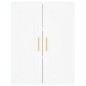 vidaXL Credenza Bianca 69,5x34x180 cm in Legno Multistrato vidaXL Credenza Bianca 69,5x34x180 cm in Legno Multistrato