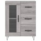 vidaXL Credenza Grigio Sonoma 69,5x34x180 cm in Legno Multistrato vidaXL Credenza Grigio Sonoma 69,5x34x180 cm in Legno Multistrato