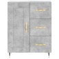 vidaXL Credenza Grigio Cemento 69,5x34x180 cm in Legno Multistrato vidaXL Credenza Grigio Cemento 69,5x34x180 cm in Legno Multistrato
