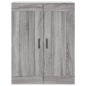 vidaXL Credenza Grigio Sonoma 69,5x34x180 cm in Legno Multistrato vidaXL Credenza Grigio Sonoma 69,5x34x180 cm in Legno Multistrato