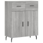 vidaXL Credenza Grigio Sonoma 69,5x34x180 cm in Legno Multistrato vidaXL Credenza Grigio Sonoma 69,5x34x180 cm in Legno Multistrato
