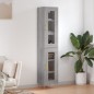 vidaXL Credenza Grigio Sonoma 34,5x34x180 cm in Legno Multistrato vidaXL Credenza Grigio Sonoma 34,5x34x180 cm in Legno Multistrato